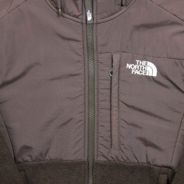 Veste polaires femme manches longues marron The North Face Col Montant QWE2244