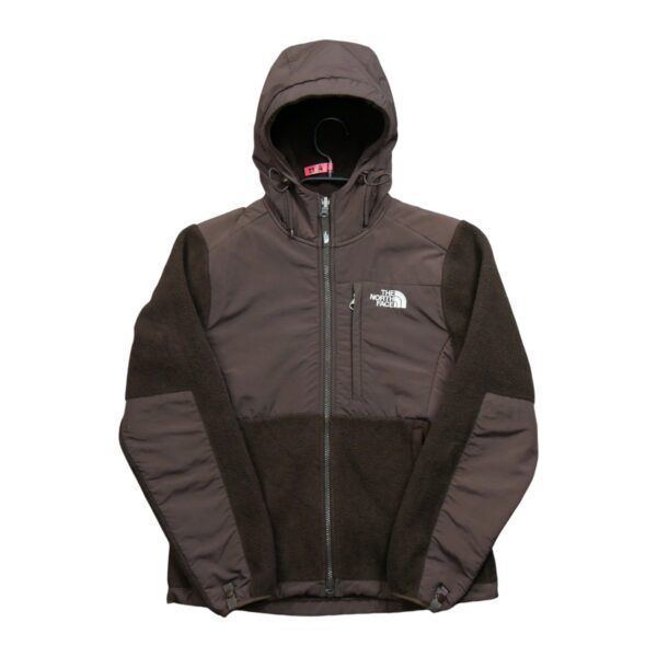 Veste polaires femme manches longues marron The North Face Col Montant QWE2244