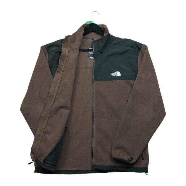 Veste polaires homme manches longues marron The North Face Col Montant QWE0545