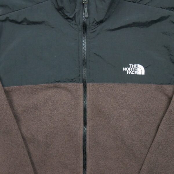 Veste polaires homme manches longues marron The North Face Col Montant QWE0545