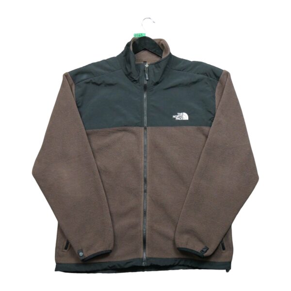 Veste polaires homme manches longues marron The North Face Col Montant QWE0545
