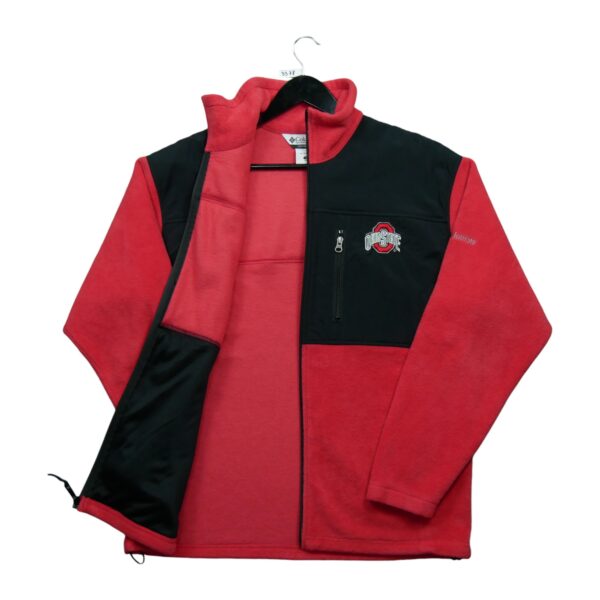 Veste polaires homme manches longues noir Columbia Col Montant Equipe Ohio State QWE3378