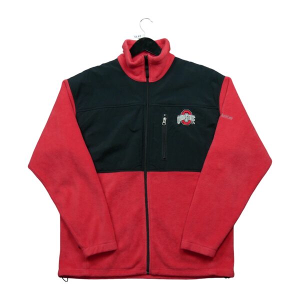 Veste polaires homme manches longues noir Columbia Col Montant Equipe Ohio State QWE3378