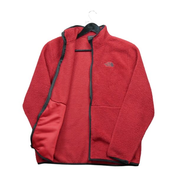 Veste polaires homme manches longues rouge The North Face Col Montant QWE3144