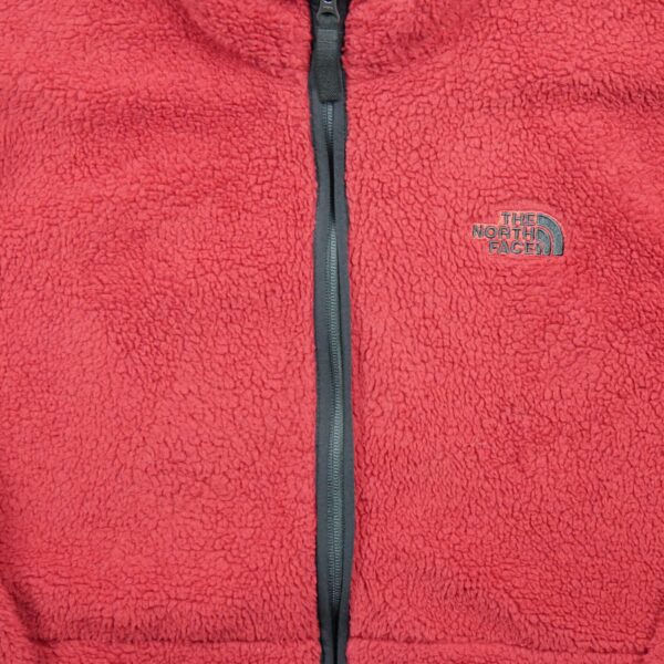 Veste polaires homme manches longues rouge The North Face Col Montant QWE3144