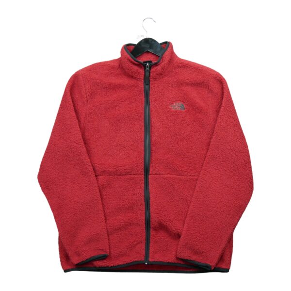 Veste polaires homme manches longues rouge The North Face Col Montant QWE3144