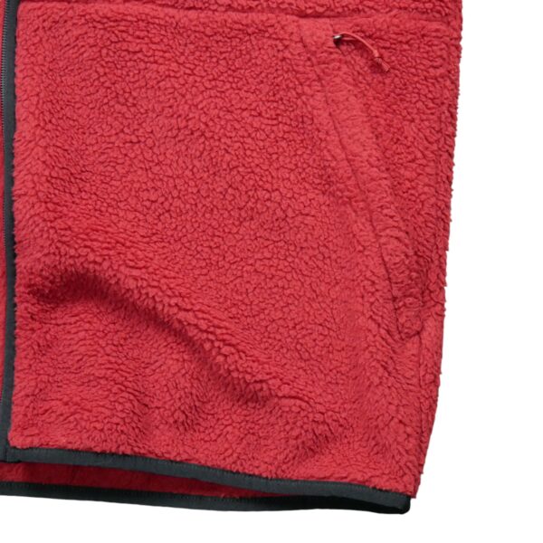 Veste polaires homme manches longues rouge The North Face Col Montant QWE3144