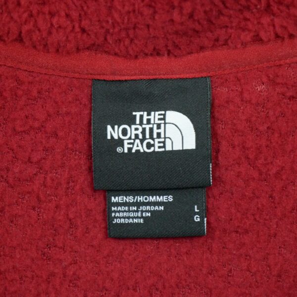Veste polaires homme manches longues rouge The North Face Col Montant QWE3144