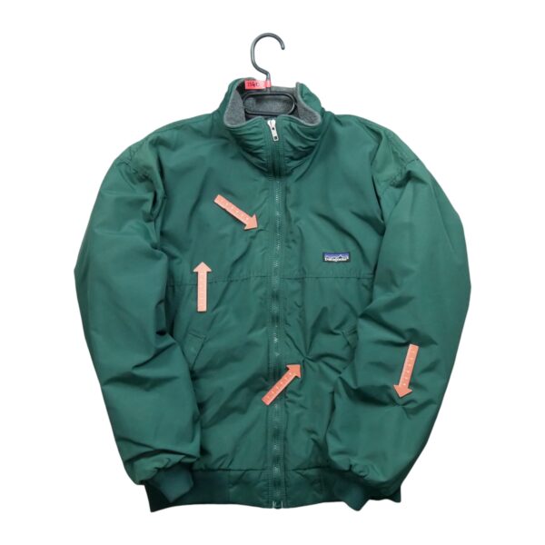 Blouson homme manches longues vert Patagonia Col Montant QWE2240