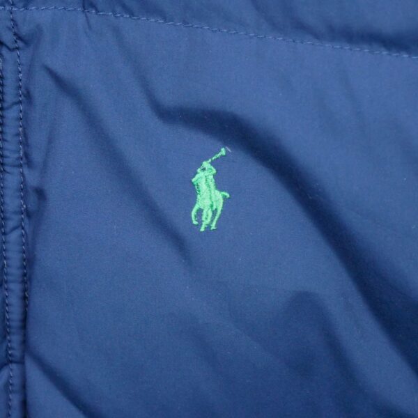 Doudoune enfant manches longues marine Polo Ralph Lauren Col Montant QWE2256