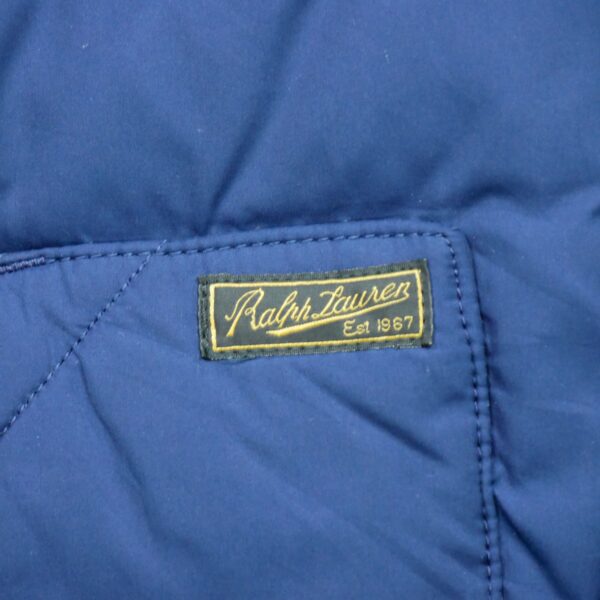 Doudoune enfant manches longues marine Polo Ralph Lauren Col Montant QWE2256