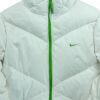 Doudoune femme manches longues blanc Nike Col Montant QWE2002