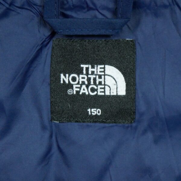 Doudoune femme manches longues bleu The North Face Col Montant QWE0055
