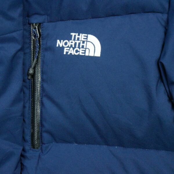 Doudoune femme manches longues bleu The North Face Col Montant QWE0055