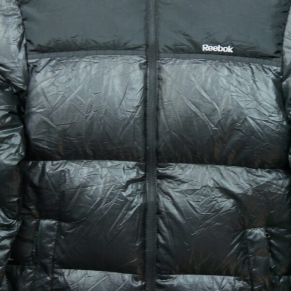 Doudoune homme manches longues noir Reebok Col Montant QWE1028