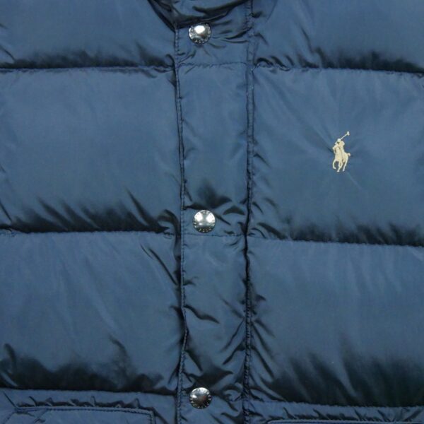 Doudoune homme sans manches bleu Polo Ralph Lauren Col Montant QWE1122