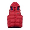 Doudoune homme sans manches rouge Dickies Col Montant QWE1227