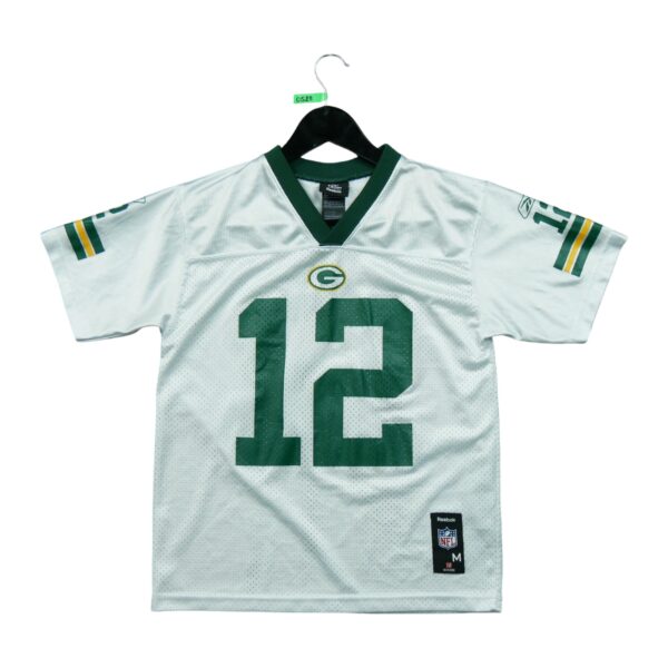 Maillot manches courtes enfant blanc Reebok Equipe Green Bay Packers QWE0528