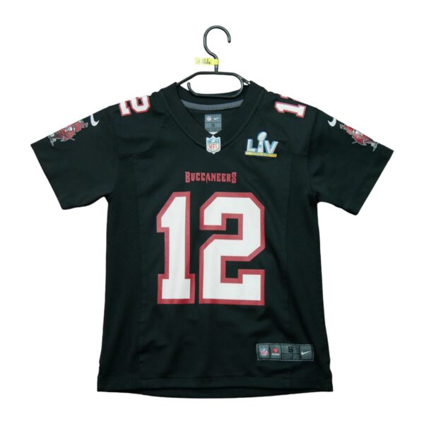 Maillot manches courtes enfant noir Nike Equipe Tampa Bay Buccaneers QWE1144