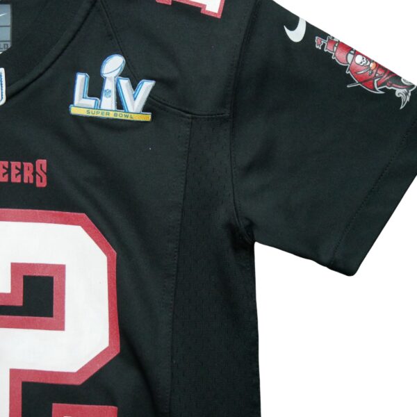 Maillot manches courtes enfant noir Nike Equipe Tampa Bay Buccaneers QWE1144