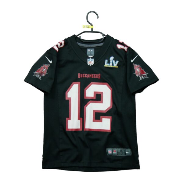 Maillot manches courtes enfant noir Nike Equipe Tampa Bay Buccaneers QWE1144