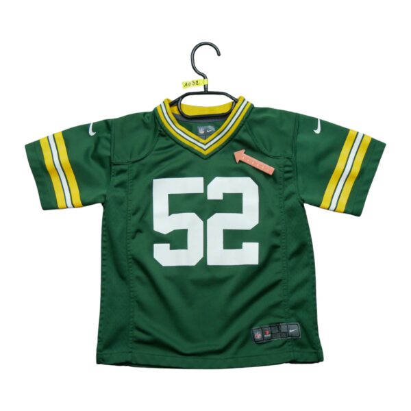 Maillot manches courtes enfant vert Nike Equipe Green Bay Packers QWE1032
