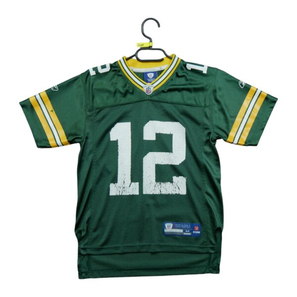 Maillot manches courtes enfant vert Reebok Equipe Green Bay Packers QWE1000
