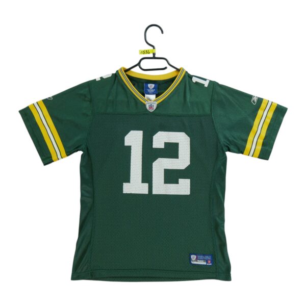 Maillot manches courtes enfant vert Reebok Equipe Green Bay Packers QWE1534