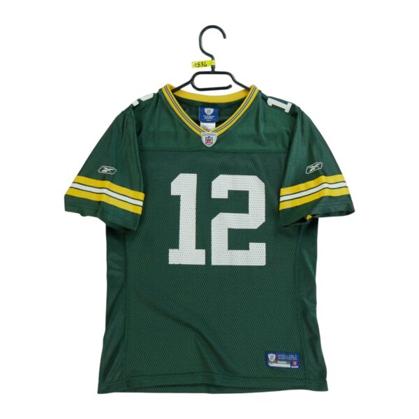 Maillot manches courtes enfant vert Reebok Equipe Green Bay Packers QWE1534