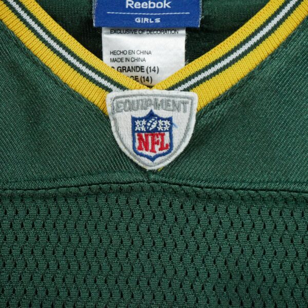 Maillot manches courtes enfant vert Reebok Equipe Green Bay Packers QWE1534