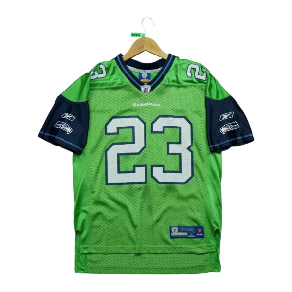 Maillot manches courtes enfant vert Reebok Equipe Seattle Seahawks QWE0004