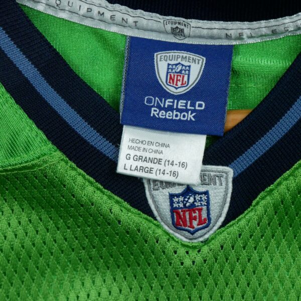 Maillot manches courtes enfant vert Reebok Equipe Seattle Seahawks QWE0004