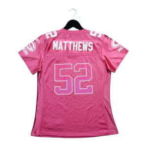 Maillot manches courtes femme rose Reebok Equipe Green Bay Packers QWE3719