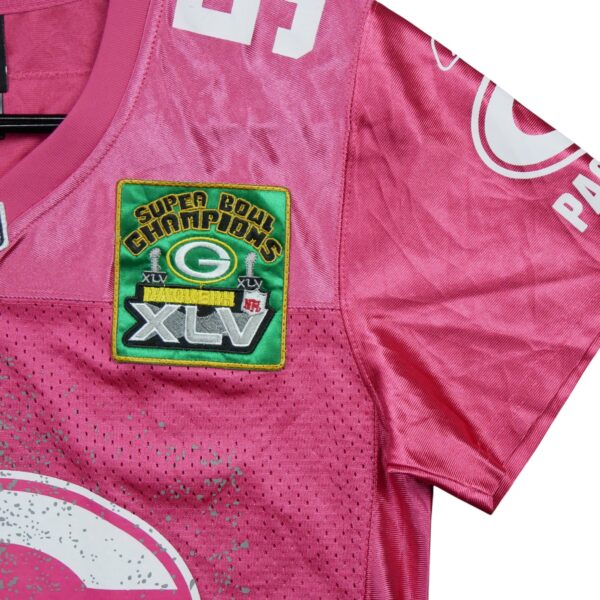 Maillot manches courtes femme rose Reebok Equipe Green Bay Packers QWE3719