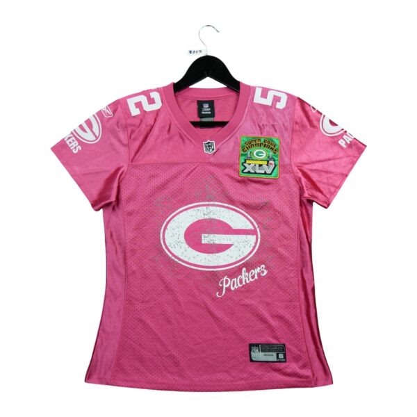 Maillot manches courtes femme rose Reebok Equipe Green Bay Packers QWE3719