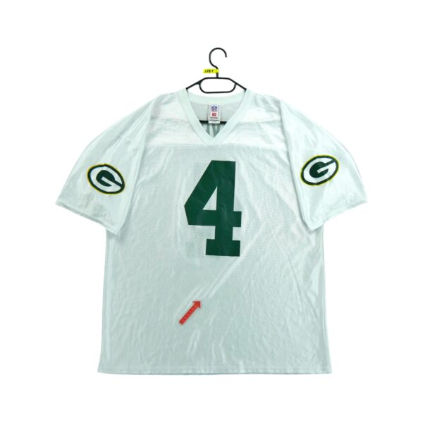 Maillot manches courtes homme blanc NFL Team Apparel Equipe Green Bay Packers QWE1591