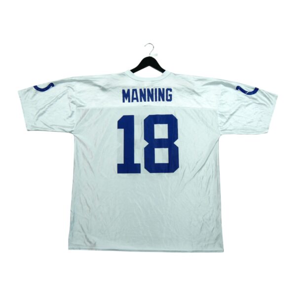 Maillot manches courtes homme blanc NFL Team Apparel Equipe Indianapolis Colts QWE3829