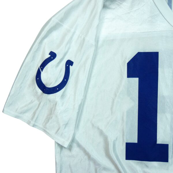 Maillot manches courtes homme blanc NFL Team Apparel Equipe Indianapolis Colts QWE3829