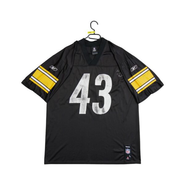 Maillot manches courtes homme noir Reebok Equipe Pittsburgh Steelers QWE1171