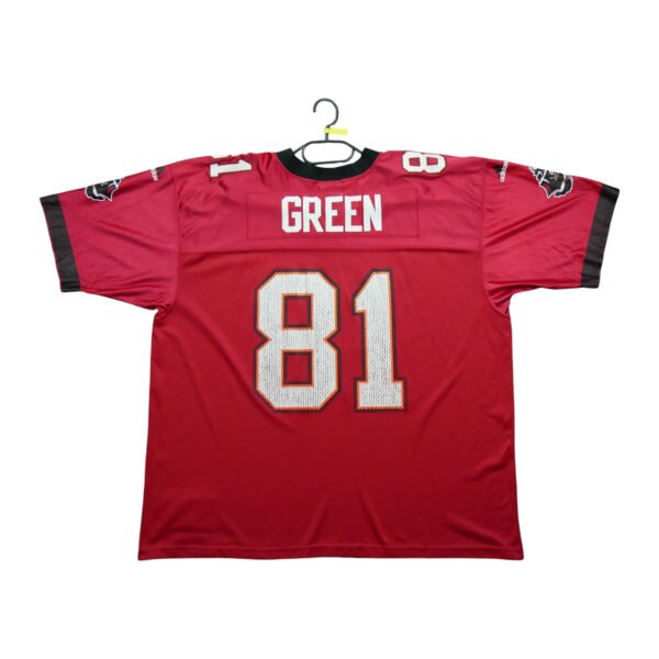 Maillot manches courtes homme rouge Adidas Equipe Tampa Bay Buccaneers QWE1220