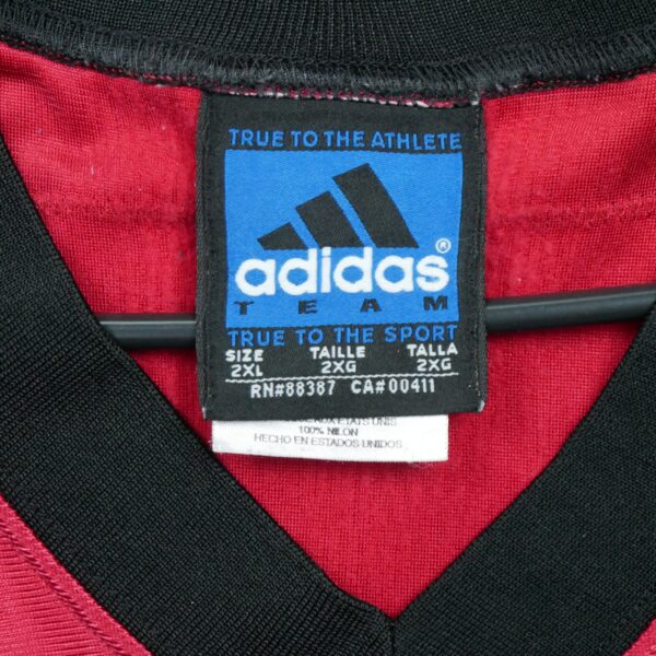 Maillot manches courtes homme rouge Adidas Equipe Tampa Bay Buccaneers QWE1220