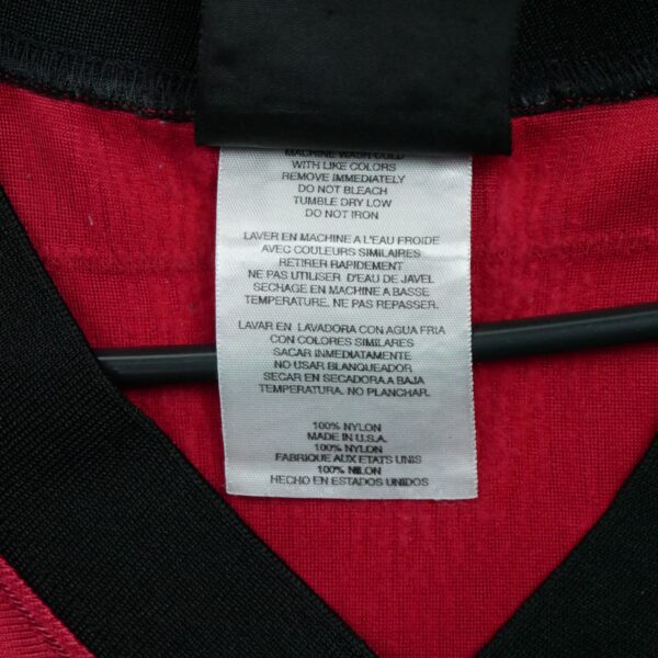 Maillot manches courtes homme rouge Adidas Equipe Tampa Bay Buccaneers QWE1220