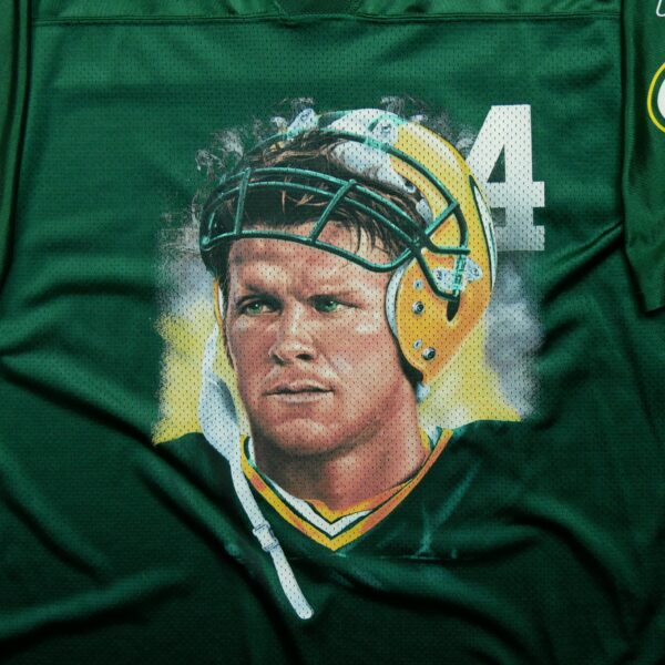 Maillot manches courtes homme vert Reebok Equipe Green Bay Packers QWE0261