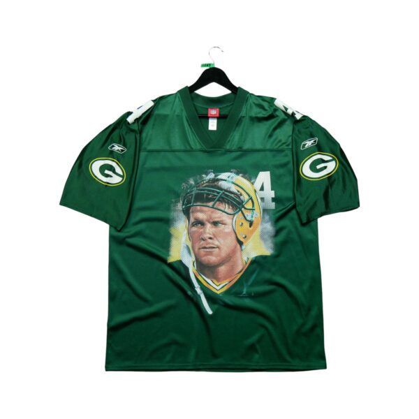 Maillot manches courtes homme vert Reebok Equipe Green Bay Packers QWE0261