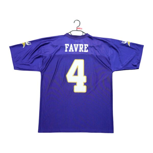 Maillot manches courtes homme violet NFL Team Apparel Equipe Minnesota Vikings QWE2097