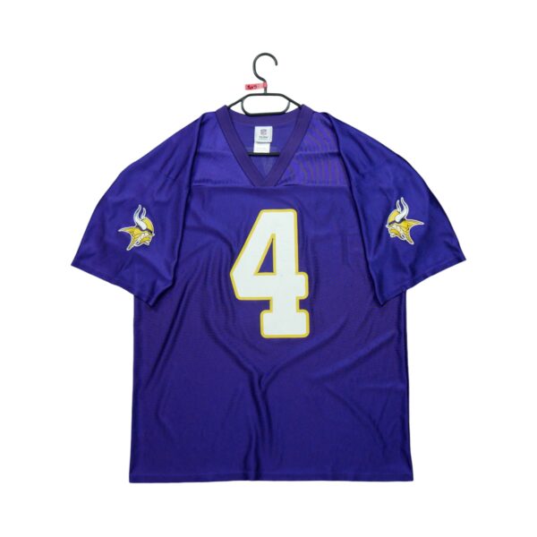 Maillot manches courtes homme violet NFL Team Apparel Equipe Minnesota Vikings QWE2097