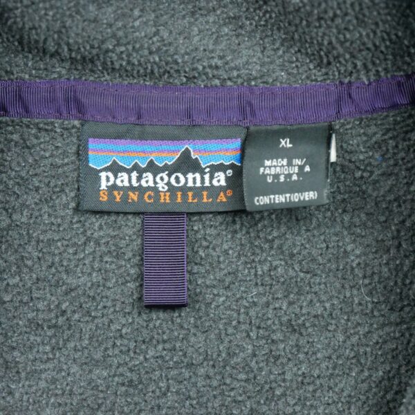 Pull polaires homme manches longues gris Patagonia Motif chine Col Montant QWE1206