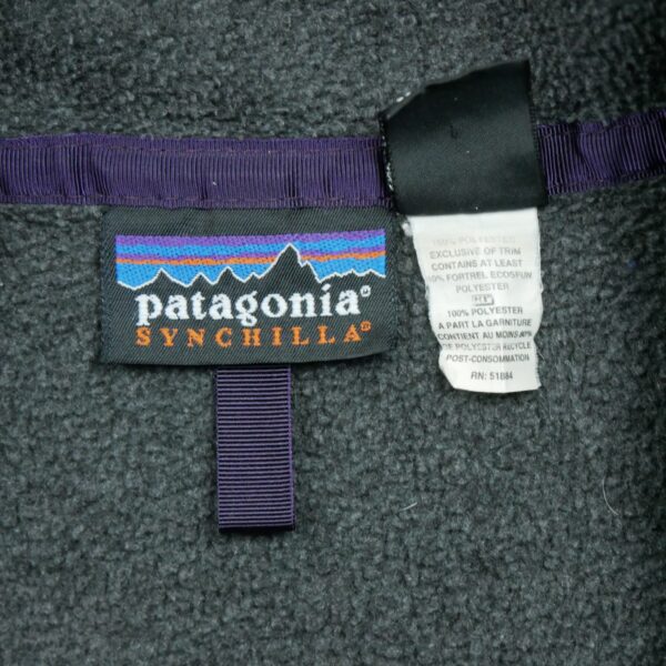 Pull polaires homme manches longues gris Patagonia Motif chine Col Montant QWE1206