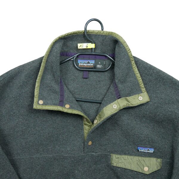 Pull polaires homme manches longues gris Patagonia Motif chine Col Montant QWE1206