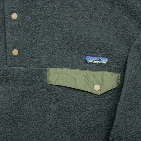 Pull polaires homme manches longues gris Patagonia Motif chine Col Montant QWE1206